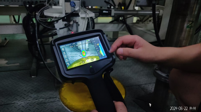 Caméra d'imagerie acoustique portable industrielle, détecteur de son ultrasonique HFD-V100 0