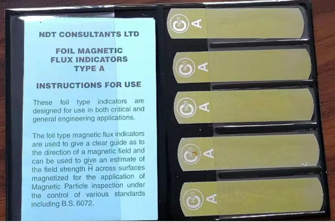 Bandes de flux magnétique laminées CND Type G Burmah-Castrol 5 bandes pour raccords de détection de défauts par particules magnétiques 2