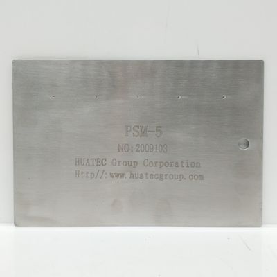 Panneau d'essai TAM en acier inoxydable PSM-5 cinq fissures PT échantillon de référence bloc d'étalonnage d'inspection du pénétrant pour les essais NDT LPI