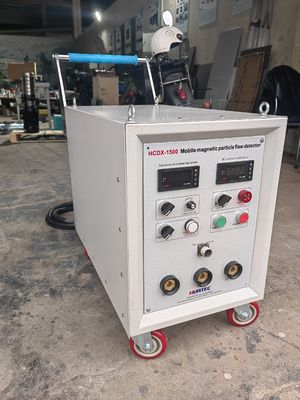 HCDX-1500 Equipement industriel MPI pour l'aimantation et la démagnétisation 0-1500A Dispositif d'inspection magnétique de la sonde à courant réglable continu