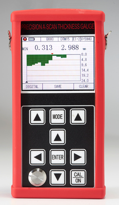 TG-6200 Affichage numérique portatif A/B scanner, mesureur d'épaisseur du revêtement par ultrasons non métallique
