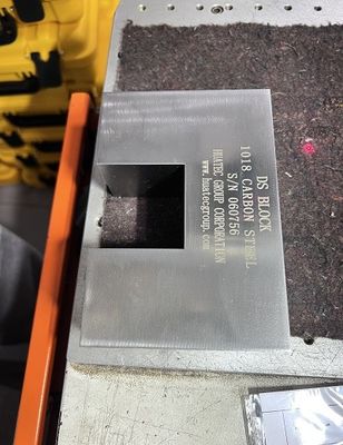 DS Bloc d'étalonnage par ultrasons standard AWS Spécification Essai de l'échantillon d'étalonnage par sonde longitudinale