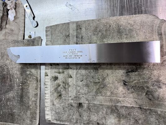 Étalonnage du rayon de PAUT IIW Bloc ISO 19675 métrique