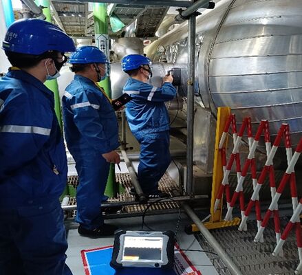 Épaisseur extérieure de la paroi du tuyau métallique HEF-17B Détection de courant de boucle pulsée