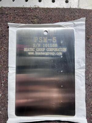 Bloc d'étalonnage du panneau de contrôle du système de pénétrant PSM-5