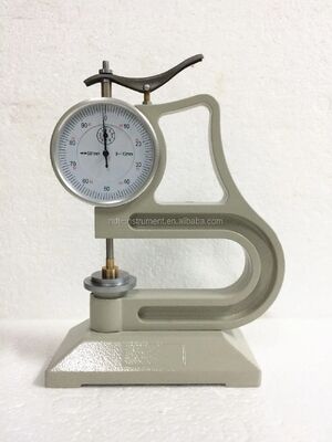 LP-10-C Rubber Thickness Gauge 0-10mm 0.01mm Resolution for Plastic Rubber