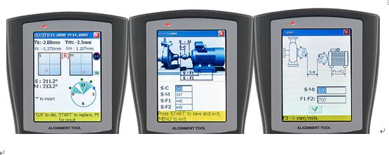 Aligneur d'arbre laser portable TU3 Scanner automatique au laser rouge Appareil de mesure de la planéité de la surface du rouleau de la machine-outil industrielle