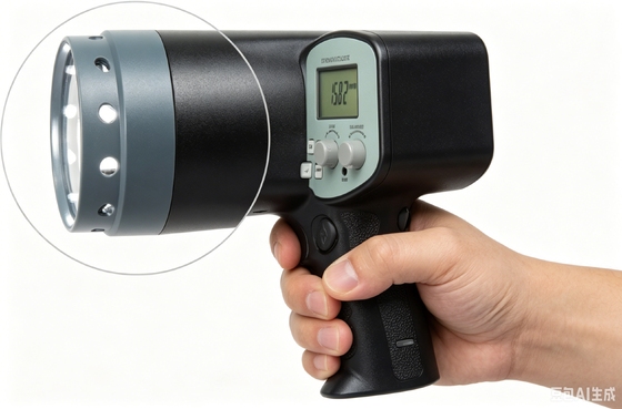 Stroboscope de haute précision HDTS-3350PC, tachymètre Flash à déclenchement interne et externe