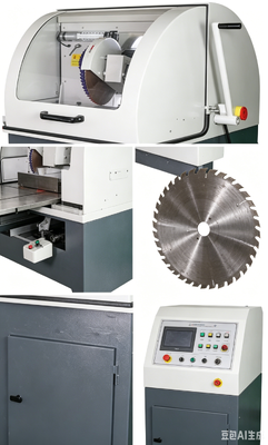 Machine de découpe d'échantillon métallographique verticale HC-350A, Φ 110mm, coupe maximale, 4kw, refroidissement par eau, équipement de découpe d'échantillon