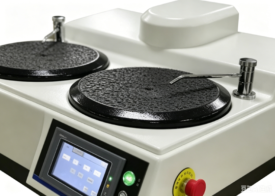 HPA-2SE Machine de polissage de broyage métallographique à double disque à écran tactile PLC Équipement de préparation des échantillons
