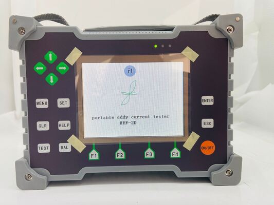 Équipement de test de courant de tourbillon multifonctionnel portable HEF-2D 5,7 pouces Détecteur de défauts métalliques LCD pour la pétrochimie aérospatiale