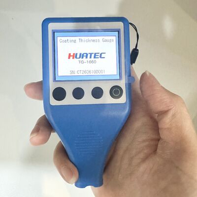TG-1660 Portable Digital Coating Thickness Meter F&N sonde à deux points étalonnage galvanoplastie pulvérisation de film d'épaisseur d'instrument de mesure
