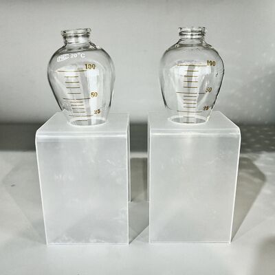 Tuyau centrifugeur gradué Goetz de capacité 100 ml en forme de poire avec support