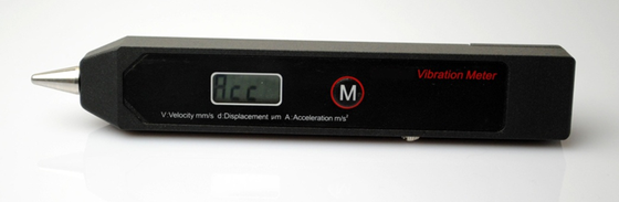 HG6450-3 Corps en aluminium stylo de vibration portable 10-1000Hz 3 Paramètres de mesure Données de maintien automatique de l'alimentation hors tension Détecteur de défaut de roulement du moteur
