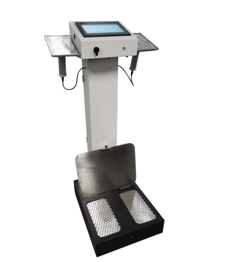 Moniteur de pollution des mains et des pieds FJ-HF11 avec écran couleur tactile de 10 pouces pour la détection de contamination Alpha Bêta ≤0,037 Bq/cm2 α et ≤0,37 Bq/cm2 β