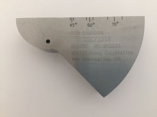 Bloc d'étalonnage AWS-DSC UT, onde de cisaillement, sensibilité de Distance, angle de réfraction, indice de faisceau, calibrage, test ultrasonique, bloc de référence
