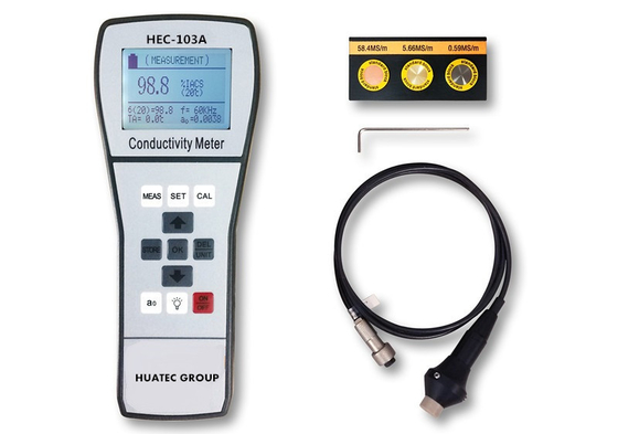 Mètre non destructif Hec-103a/103a1 de conductivité de Digital d'équipement d'essai de l'onde sinusoïdale 60khz
