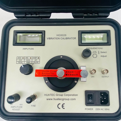 Calibrateur numérique de vibration Testeur de vibration Testeur d'étalonnage Calibrateur de vibration HG5026