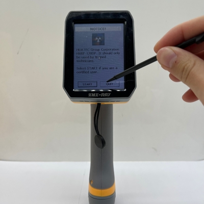 X portatif non destructif Ray Fluorescence Spectrometer, analyseur tenu dans la main en métal
