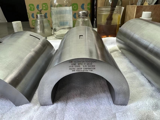 HUATEC sifflant l'équipement d'essai non destructif de bloc de calibrage d'Asme