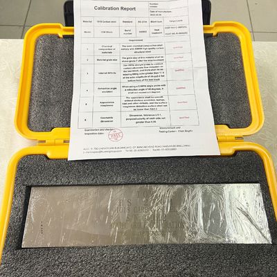 IOW API RP 2X UT Bloc d'étalonnage de diamètre de 1/16" trous de résolution de pente de 10° trous de référence de test par ultrasons NDT