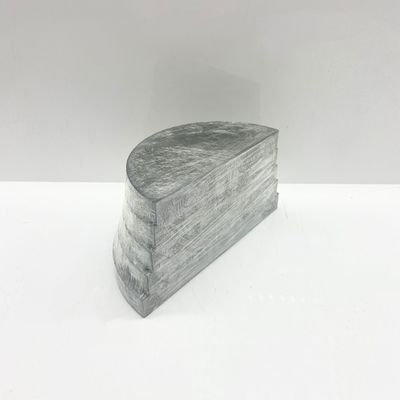 A7 Bloc d'étalonnage de 74 mm de rayon de 75 mm d'épaisseur BS2704:1978 Bloc d'essai par ultrasons en acier au carbone