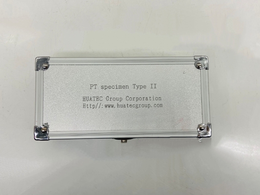 PT Plaque d'essai pour l'acier Norme internationale ISO9934-2 EN ISO 3452-3 Bloc d'essai de référence de pénétration de type II