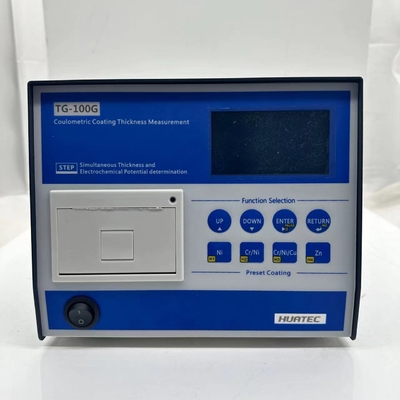 TG-100G Testeur d'épaisseur coulométrique d'électroplatage Testeur de fil connecté à un ordinateur