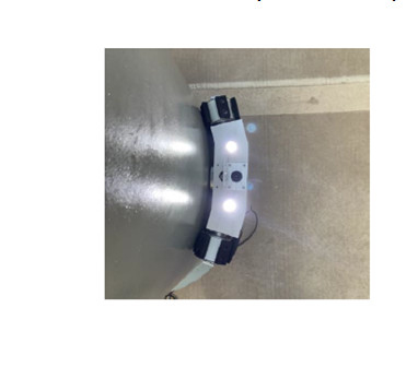 TG-M69 Robot de mesure de l'épaisseur d'escalade de la surface courbée du mur de rampage