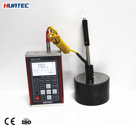 RHL50 Testeur de dureté LCD Leeb Testeur de dureté numérique rechargeable pour pièce métallique