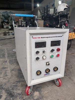 HCDX-1500 Détecteur de défauts de particules magnétiques AC/HWDC Démagnétisation automatique Machine de test de magnétisation NDT portable