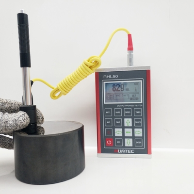 Testeur de dureté Leeb portable à écran LCD RHL50 haute précision avec une précision de ±6HLD et un rayon de 50 mm min.