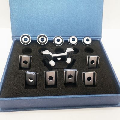 Ensemble de 12 anneaux de Support pour testeur de dureté Leeb NDT, Surface sphérique cylindrique extérieure/intérieure, accessoires de Test de tuyaux incurvés