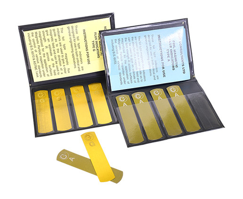 Bandes de flux magnétique laminées CND Type G Burmah-Castrol 5 bandes pour raccords de détection de défauts par particules magnétiques