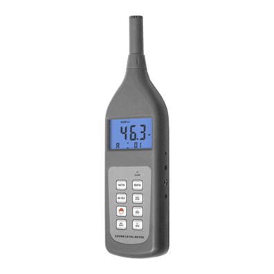 Mètre de niveau sonore de mémoire de groupe HSL-5868P de type condensateur d'électret de 1/2 pouce pour des lectures précises