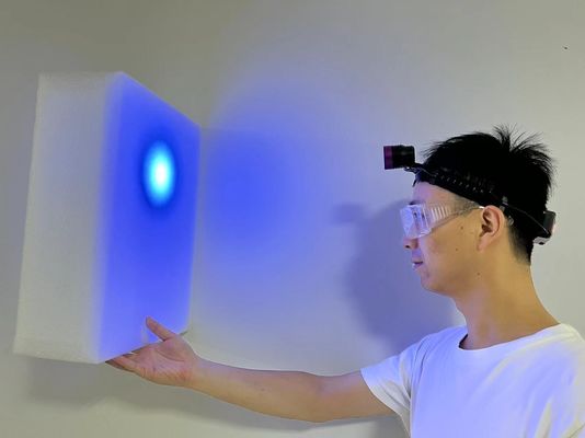 40 × 38 mm Longueur d'onde maximale lampe UV réglable pour la tête et le casque