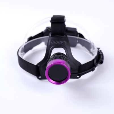 40 × 38 mm Longueur d'onde maximale lampe UV réglable pour la tête et le casque