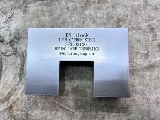 Bloc d'étalonnage de type DS UT Bloc d'essai d'étalonnage de la sensibilité à la distance longitudinale pour détecteur de défauts à ultrasons