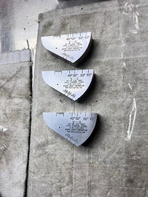 Bloc d'étalonnage NDT IIW V2 Poids brut 1 kg