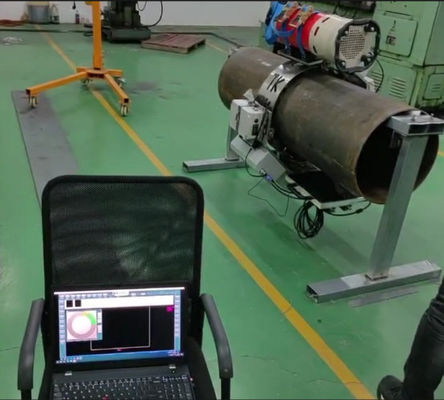 Système de communication sans fil double bande 5G pour le crawler de paroi extérieure de pipeline HXPC-200A à une distance de contrôle de 100 mètres