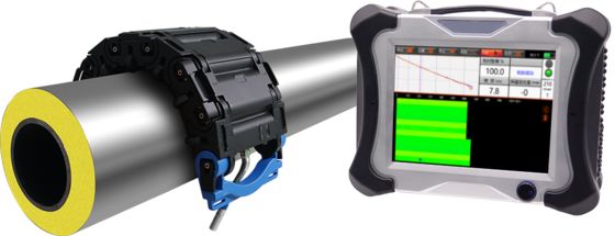 Testeur d'épaisseur de paroi de tuyau métallique à courants de Foucault pulsés HEF-17 avec écran LCD