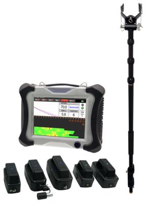 Testeur d'épaisseur de paroi de tuyau métallique à courants de Foucault pulsés HEF-17 avec écran LCD