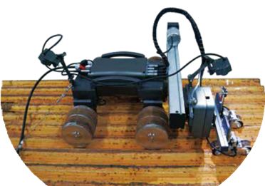 TG-M80 Système de mesure de l'épaisseur du grattoir magnétique murale refroidi à l'eau