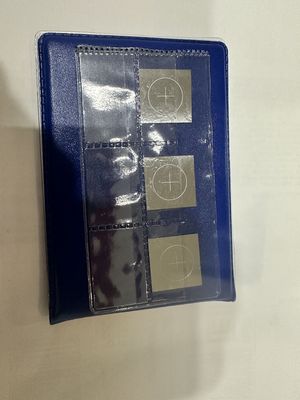 CX-230 pièce d'essai de particules magnétiques QQI ASTM E1444 acier à faible teneur en carbone