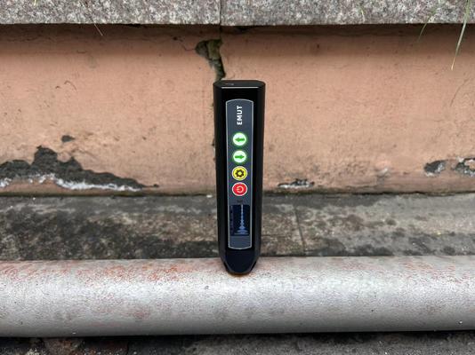 Type de stylo de poche Pas d'agent d'accouplement et mesureur d'épaisseur par ultrasons électromagnétique sans contact