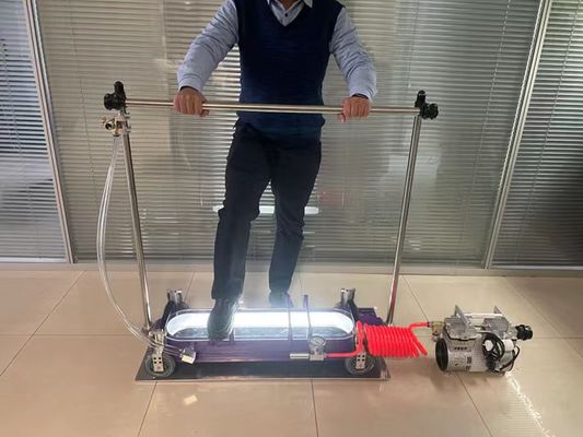 Détecteur de fuite de soudure à boîte à vide avec 60 kPa degré de vide 400 mm longueur de détection de soudure et 85 kg électromagnets de force d'aspiration