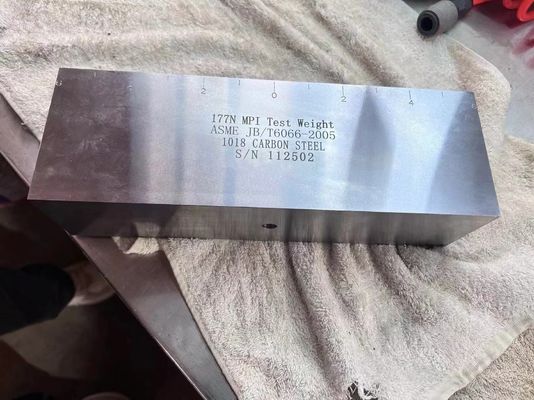 Accessoires pour détecteur de défauts magnétiques CND - Bloc d'essai de charge morte N1