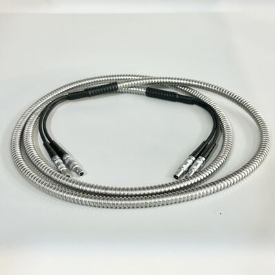 Cable à haute température Lemo 00-Lemo 00 TR avec couverture en acier pour machine à défaut UT