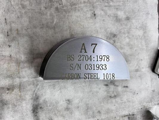 Bloc d'étalonnage ultrasonore A7 – Bloc d'étalonnage RTB en acier au carbone