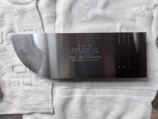 Bloc d'étalonnage de type A - service NDT